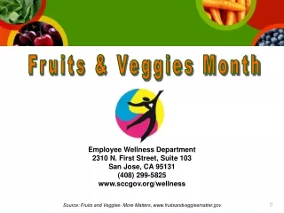 Fruits &amp; Veggies Month
