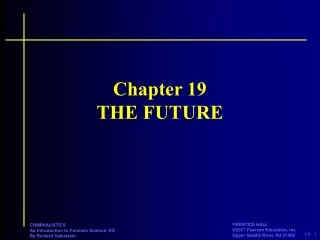 Chapter 19 THE FUTURE