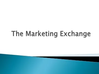 The Marketing Exchange