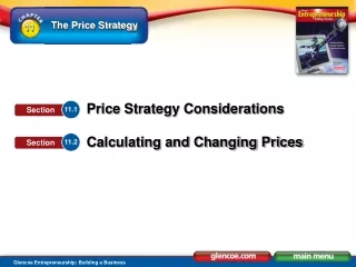 Identify factors that affect price strategy.