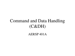 Command and Data Handling (C&amp;DH)