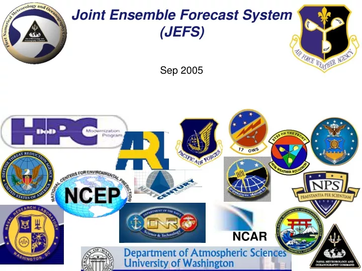 joint ensemble forecast system jefs