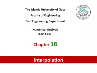 The Islamic University of Gaza Faculty of Engineering Civil Engineering Department