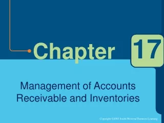 Management of Accounts Receivable and Inventories