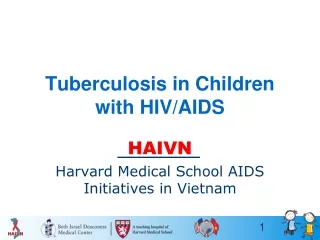Tuberculosis in Children with HIV/AIDS