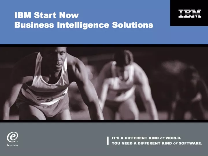 ibm start now business intelligence solutions