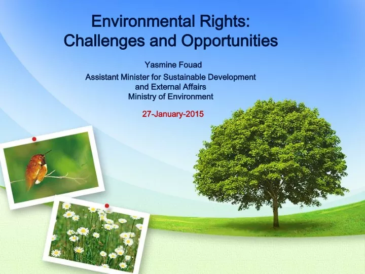 environmental rights challenges and opportunities