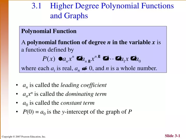 3 1 higher degree polynomial functions and graphs