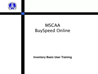 MSCAA BuySpeed Online