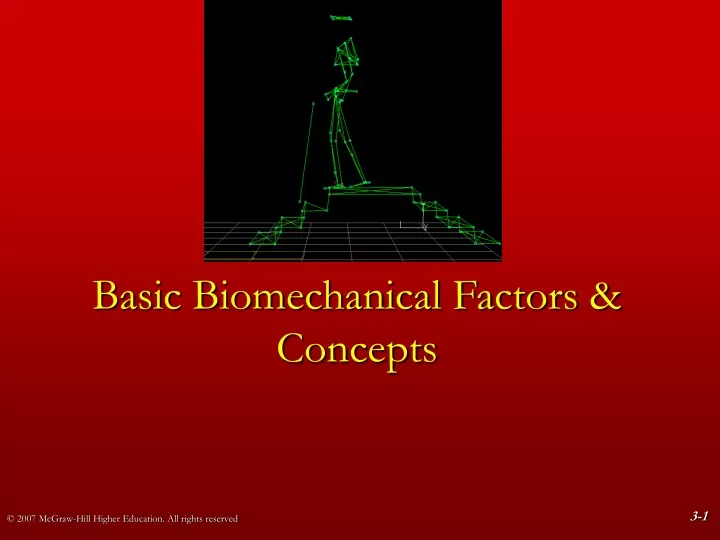basic biomechanical factors concepts