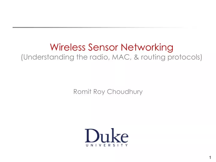 wireless sensor networking understanding the radio mac routing protocols