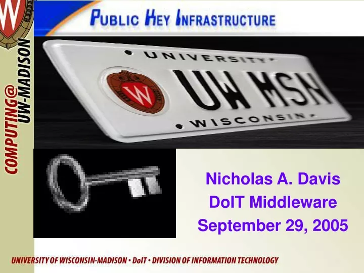 nicholas a davis doit middleware september 29 2005