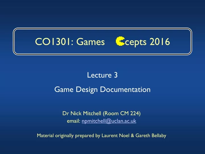 co1301 games cepts 2016