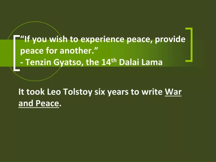 if you wish to experience peace provide peace for another tenzin gyatso the 14 th dalai lama