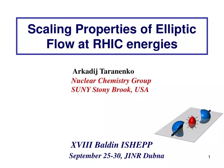 scaling properties of elliptic flow at rhic energies