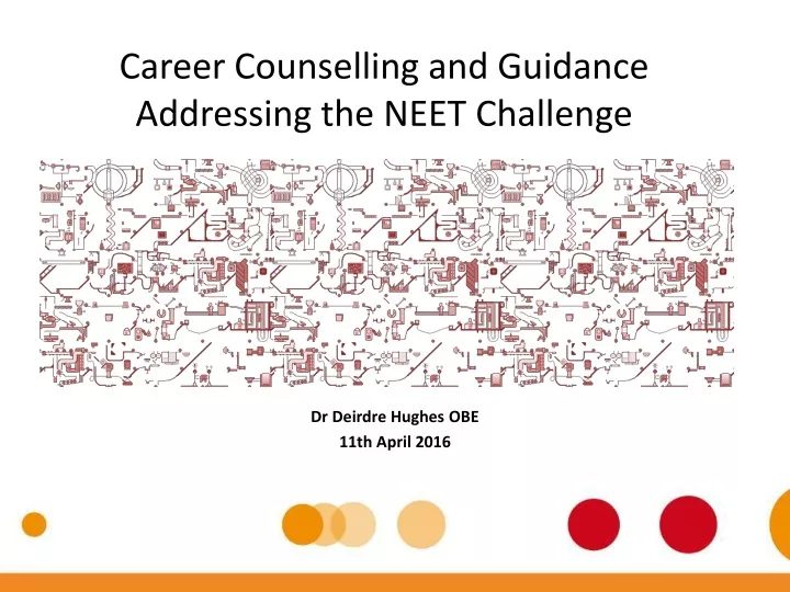 career counselling and guidance addressing the neet challenge