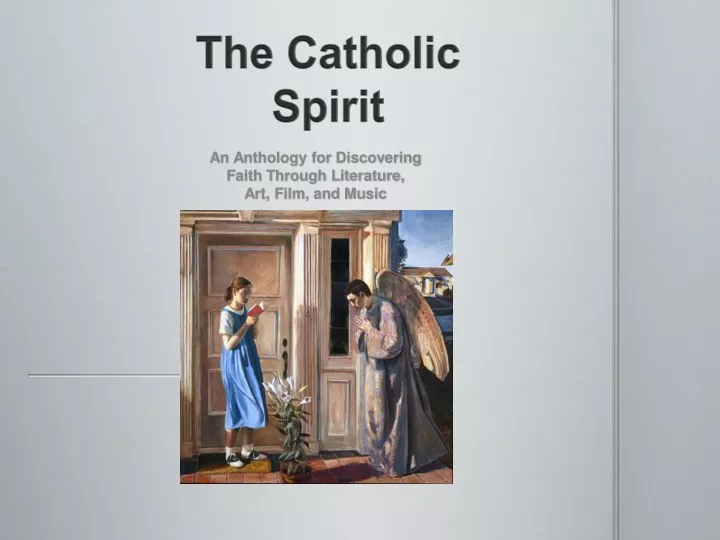 the catholic spirit