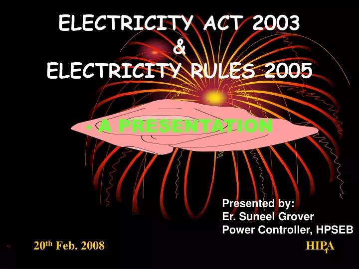 electricity act 2003 electricity rules 2005