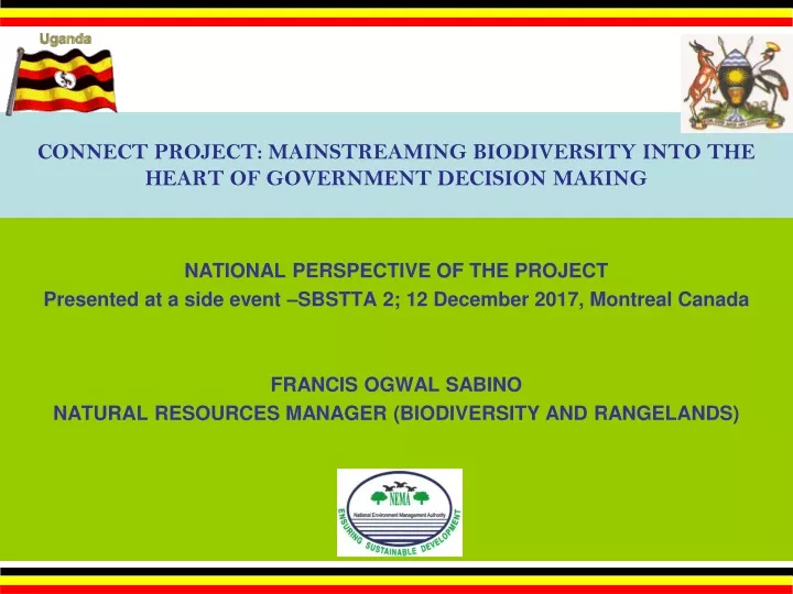 connect project mainstreaming biodiversity into the heart of government decision making