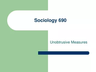 Sociology 690