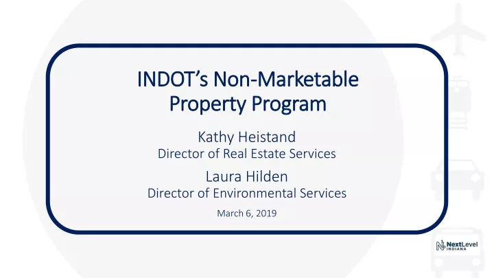 indot s non marketable property program