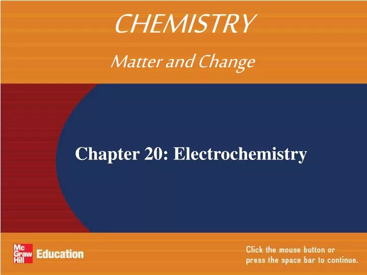 chemistry matter and change