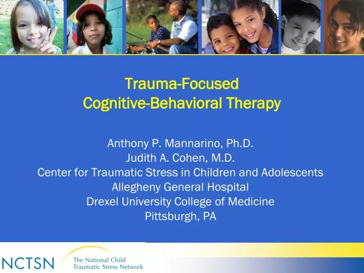 trauma focused cognitive behavioral therapy
