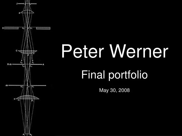 peter werner final portfolio may 30 2008