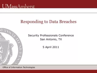 Responding to Data Breaches