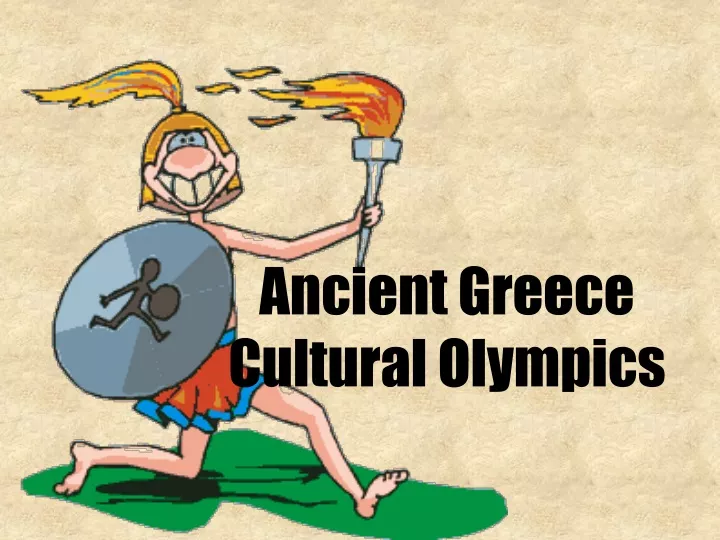 ancient greece cultural olympics