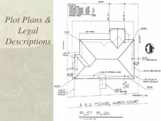 Plot Plans &amp; Legal Descriptions