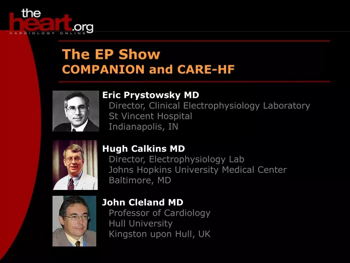 the ep show companion and care hf