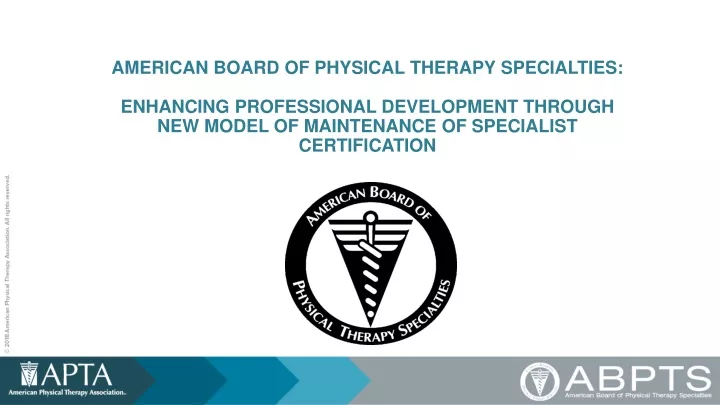 american board of physical therapy specialties