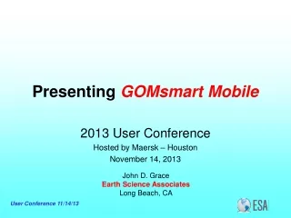 Presenting  GOMsmart Mobile
