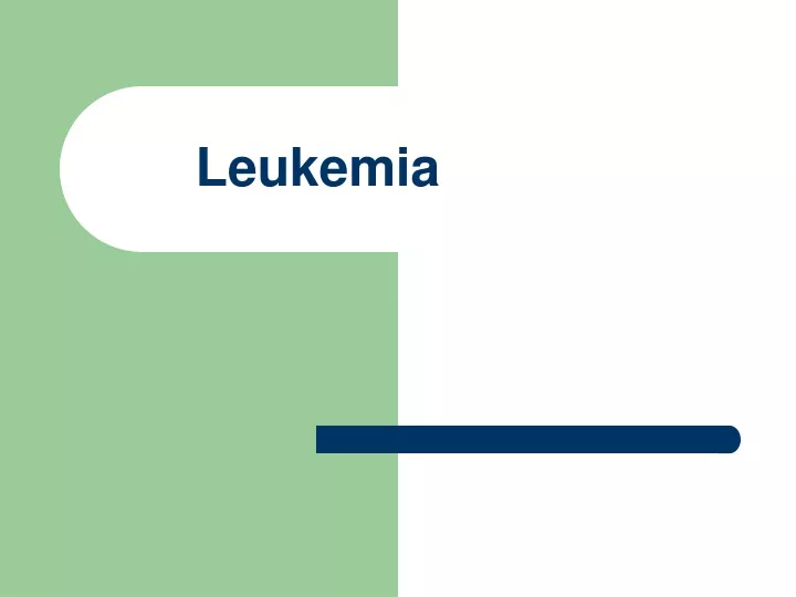 leukemia