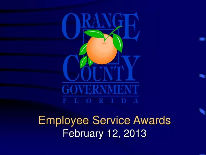 employee service awards february 12 2013