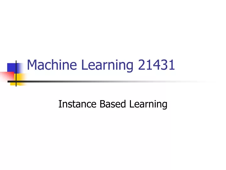 machine learning 21431