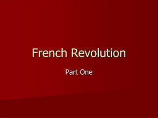 French Revolution