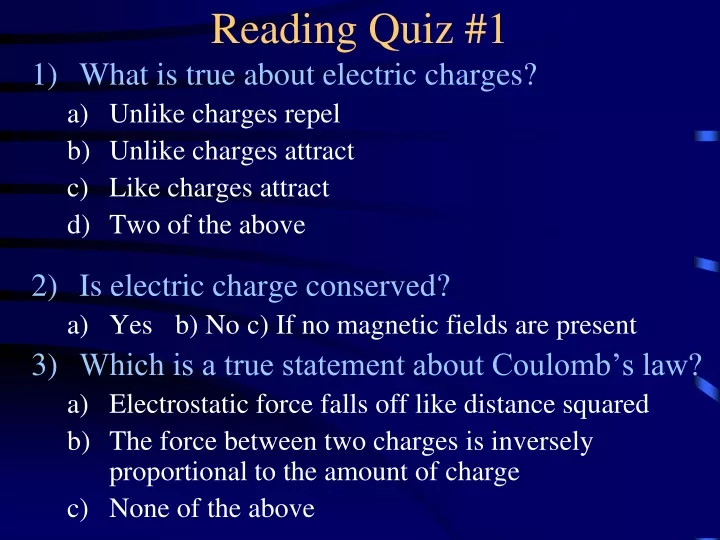 reading quiz 1