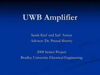 UWB Amplifier