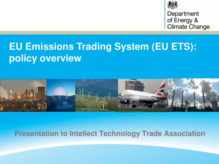 presentation to intellect technology trade association