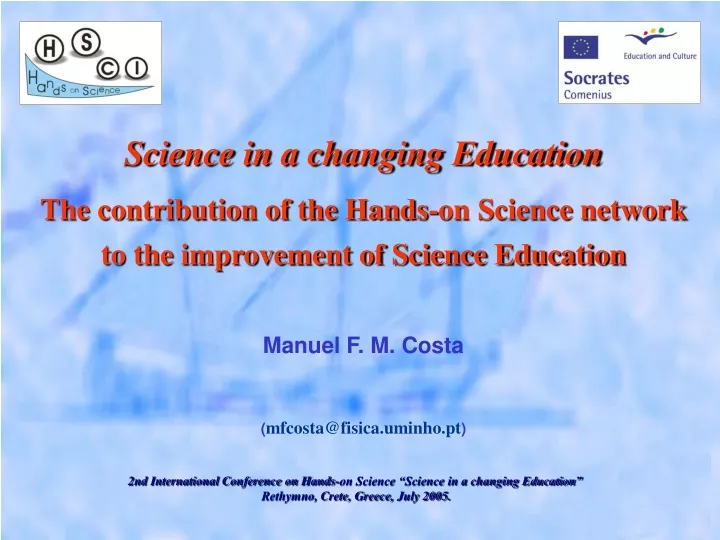science in a changing education the contribution