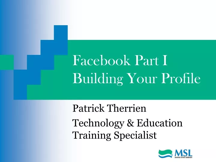facebook part i building your profile