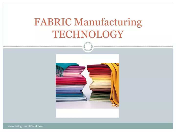 fabric manufacturing technology