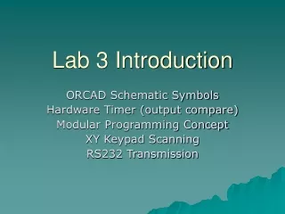 Lab 3 Introduction