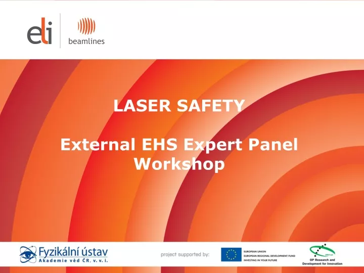 laser safety external ehs expert panel workshop
