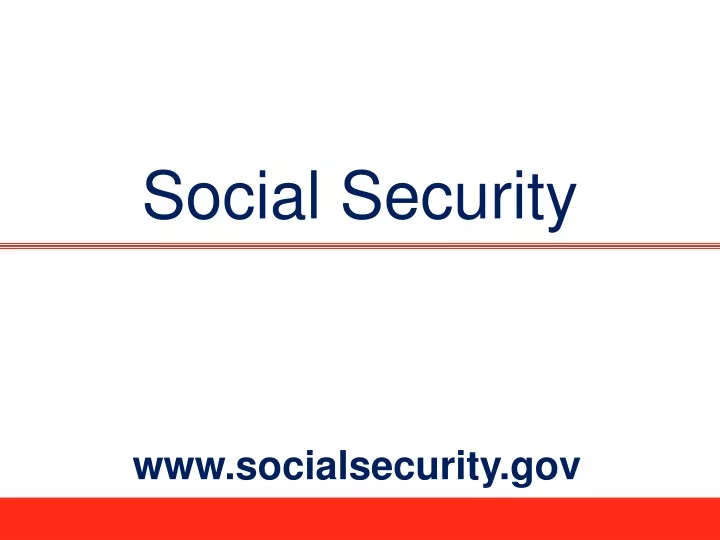 social security