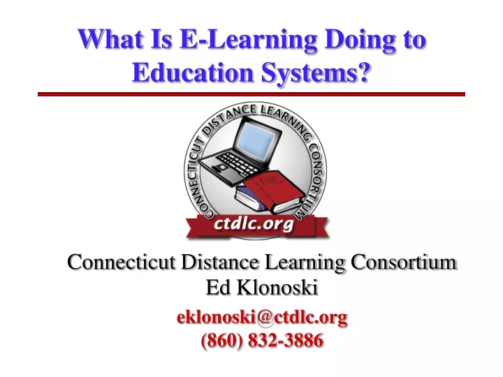 what is e learning doing to education systems
