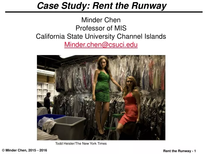 case study rent the runway