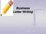 PPT - Business Letter Writing PowerPoint Presentation, free download ...